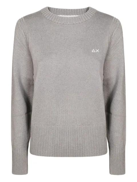 long-sleeve crew-neck sweater by SUN68