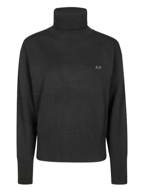 roll neck long-sleeve sweater by SUN68