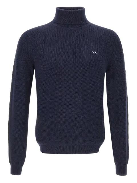 turtleneck textured sweater by SUN68