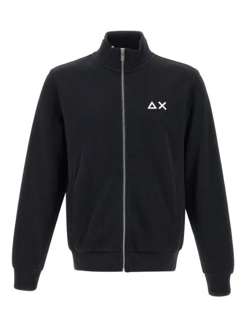 zip-up cotton sweatshirt by SUN68