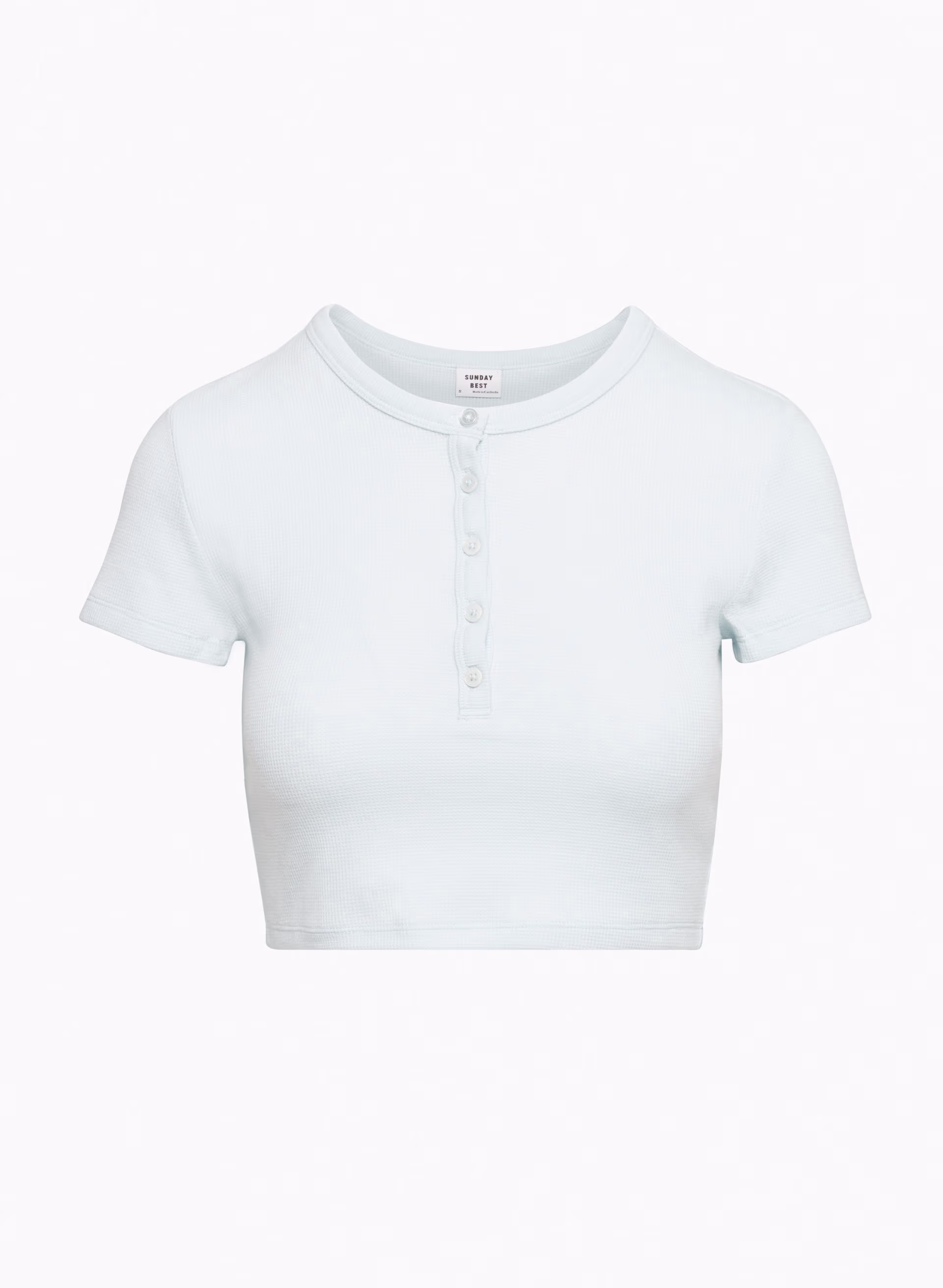 BABY WAFFLE CREW T-SHIRT by SUNDAY BEST