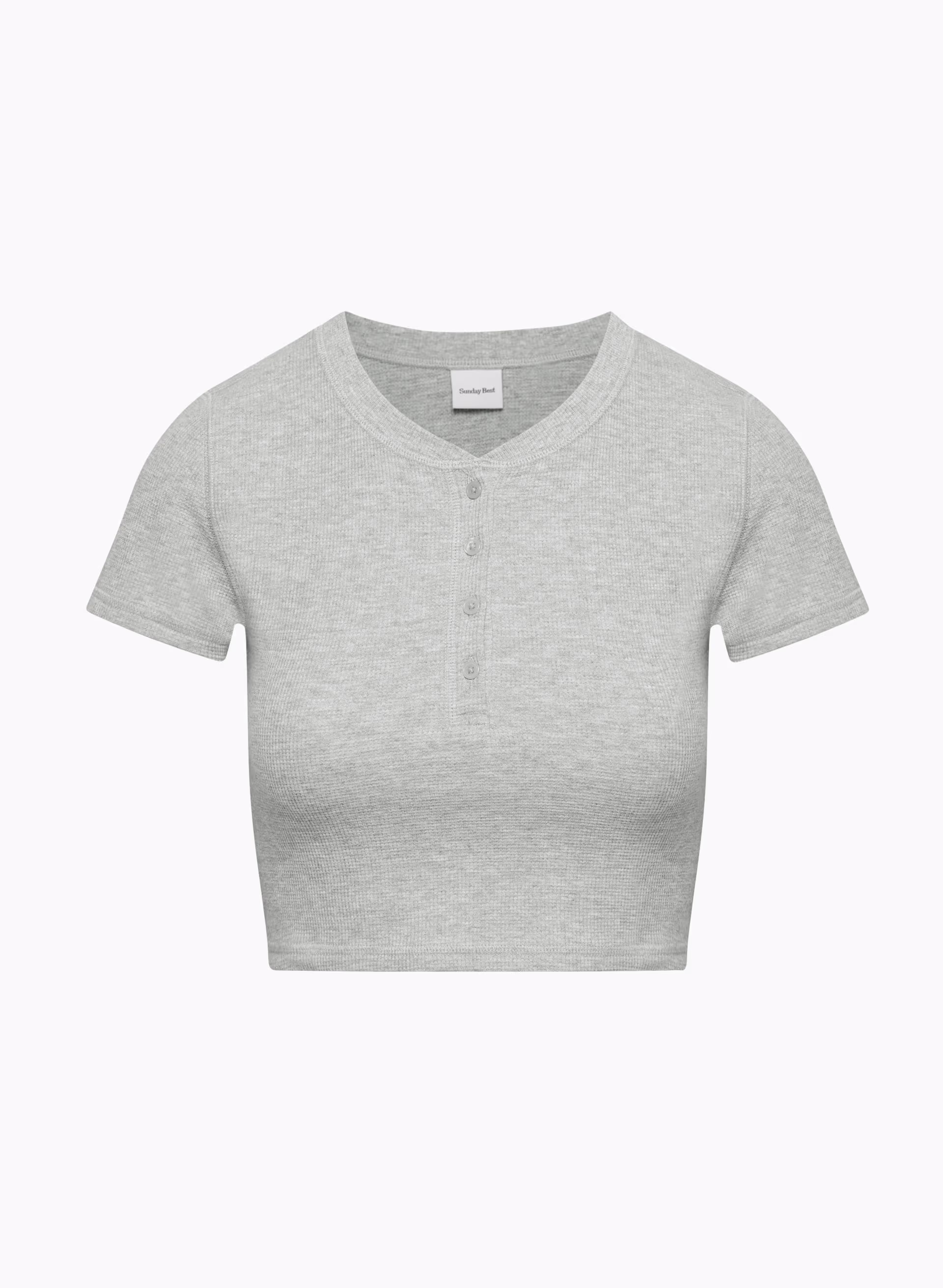 BABY WAFFLE CREW T-SHIRT by SUNDAY BEST