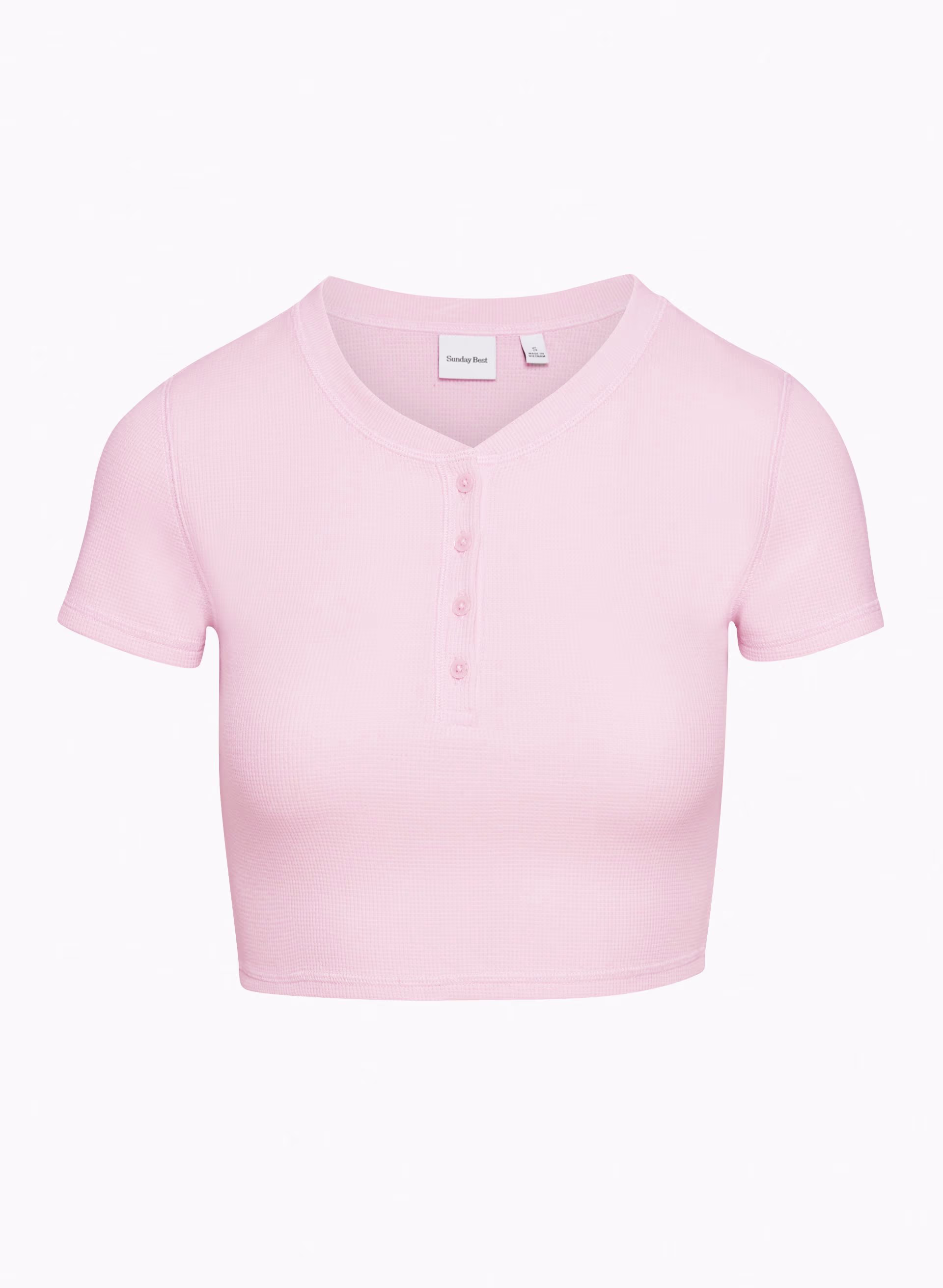 BABY WAFFLE CREW T-SHIRT by SUNDAY BEST