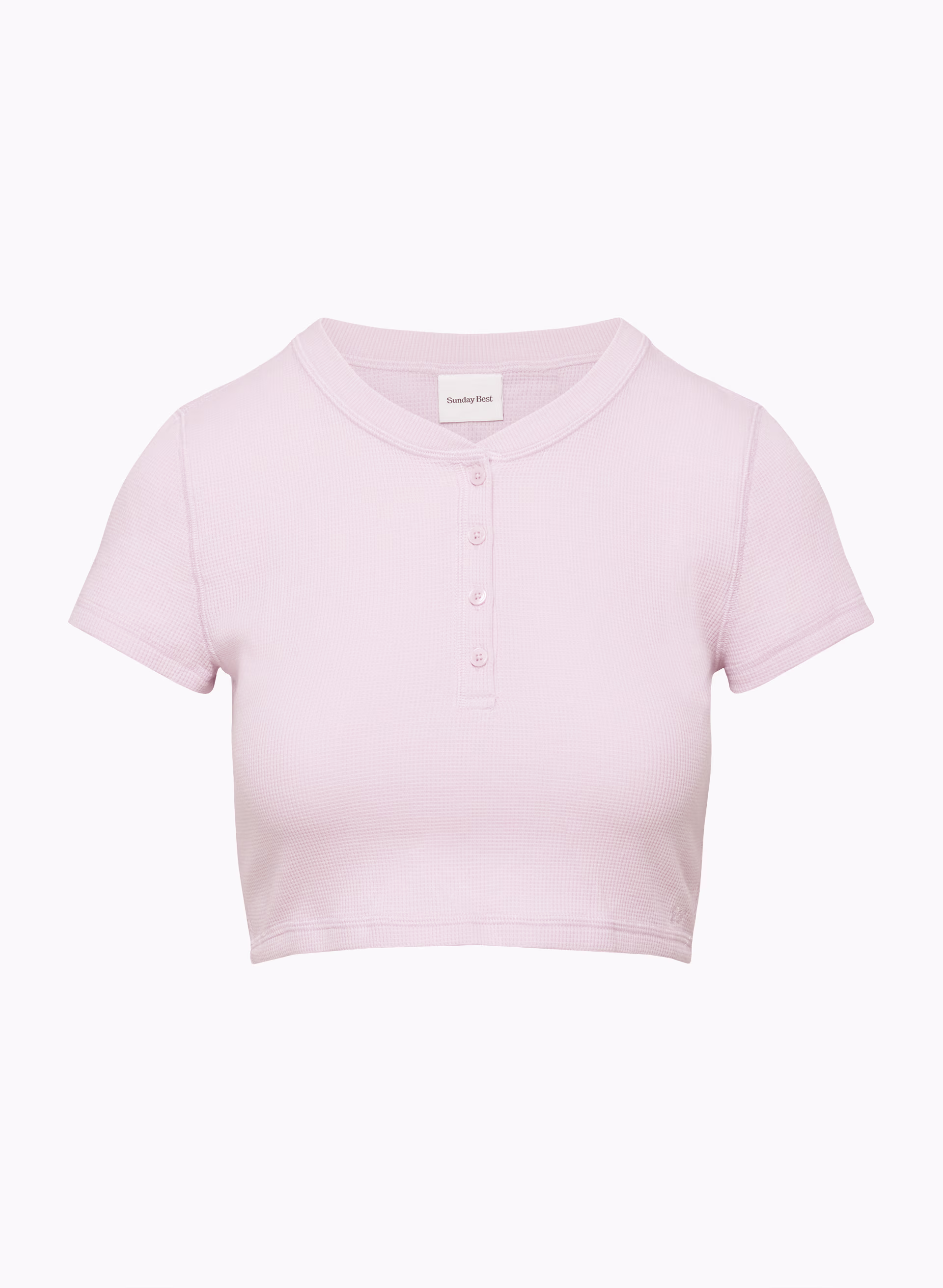 BABY WAFFLE CREW T-SHIRT by SUNDAY BEST