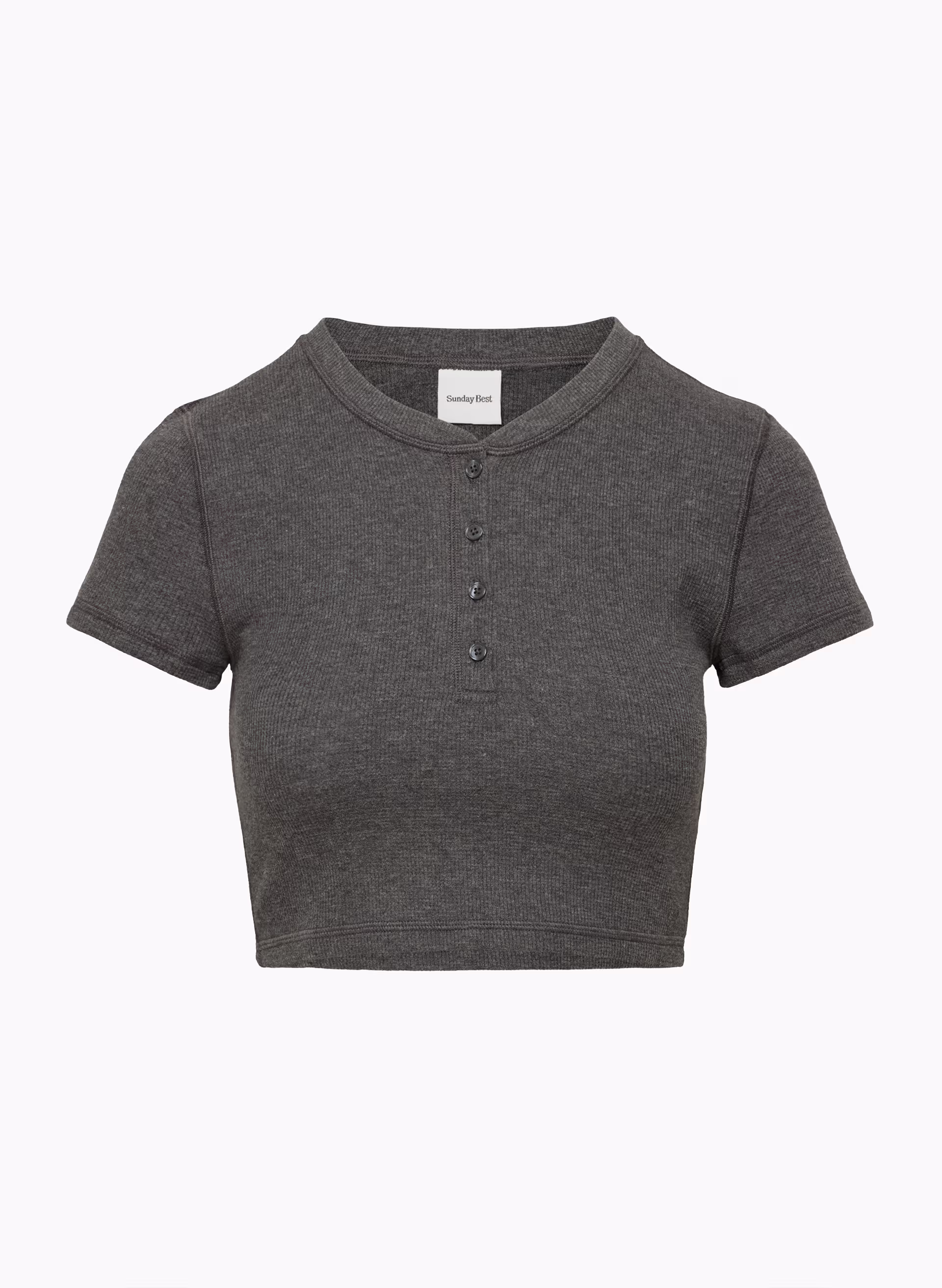 BABY WAFFLE CREW T-SHIRT by SUNDAY BEST