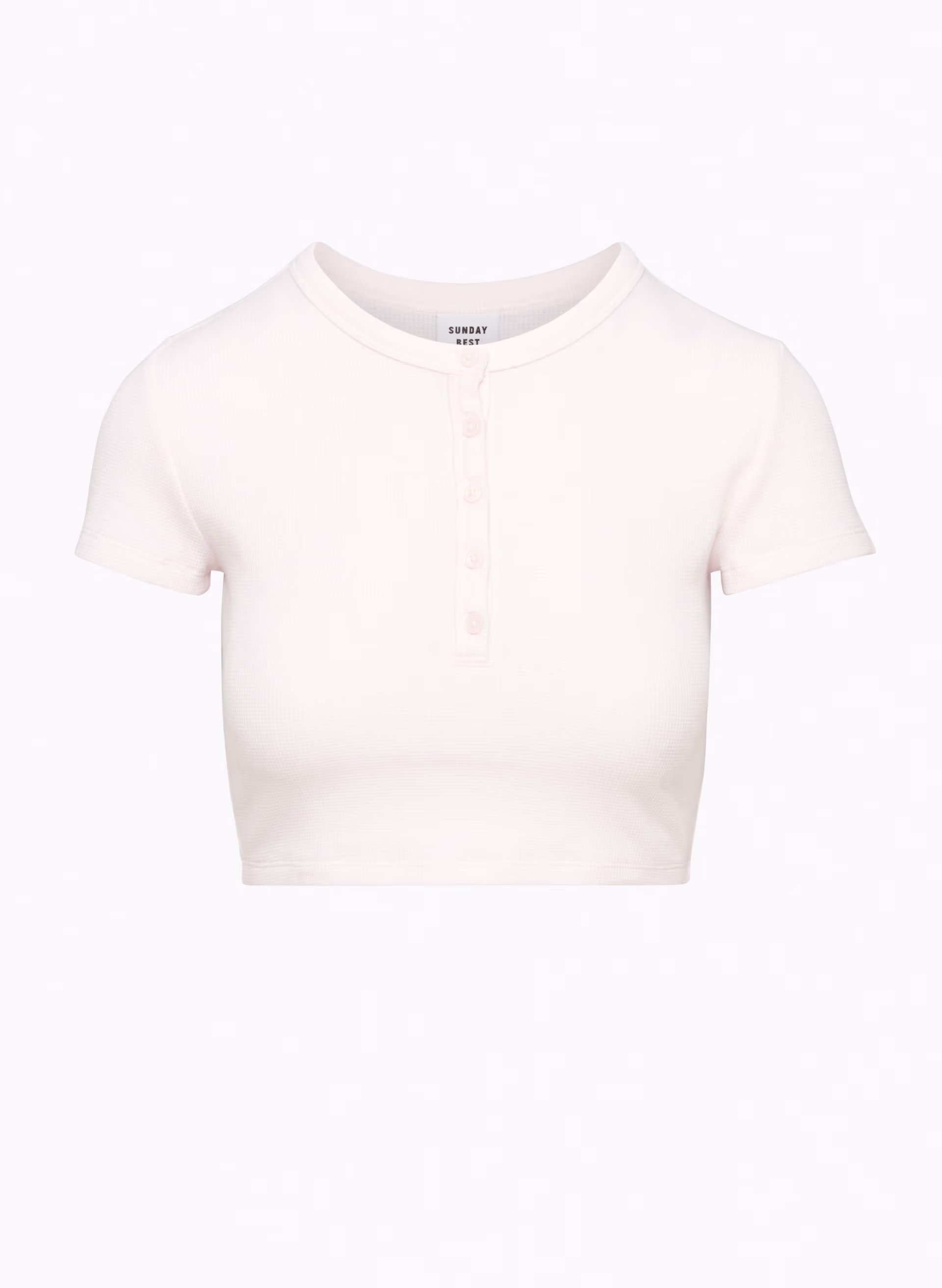 BABY WAFFLE CREW T-SHIRT by SUNDAY BEST