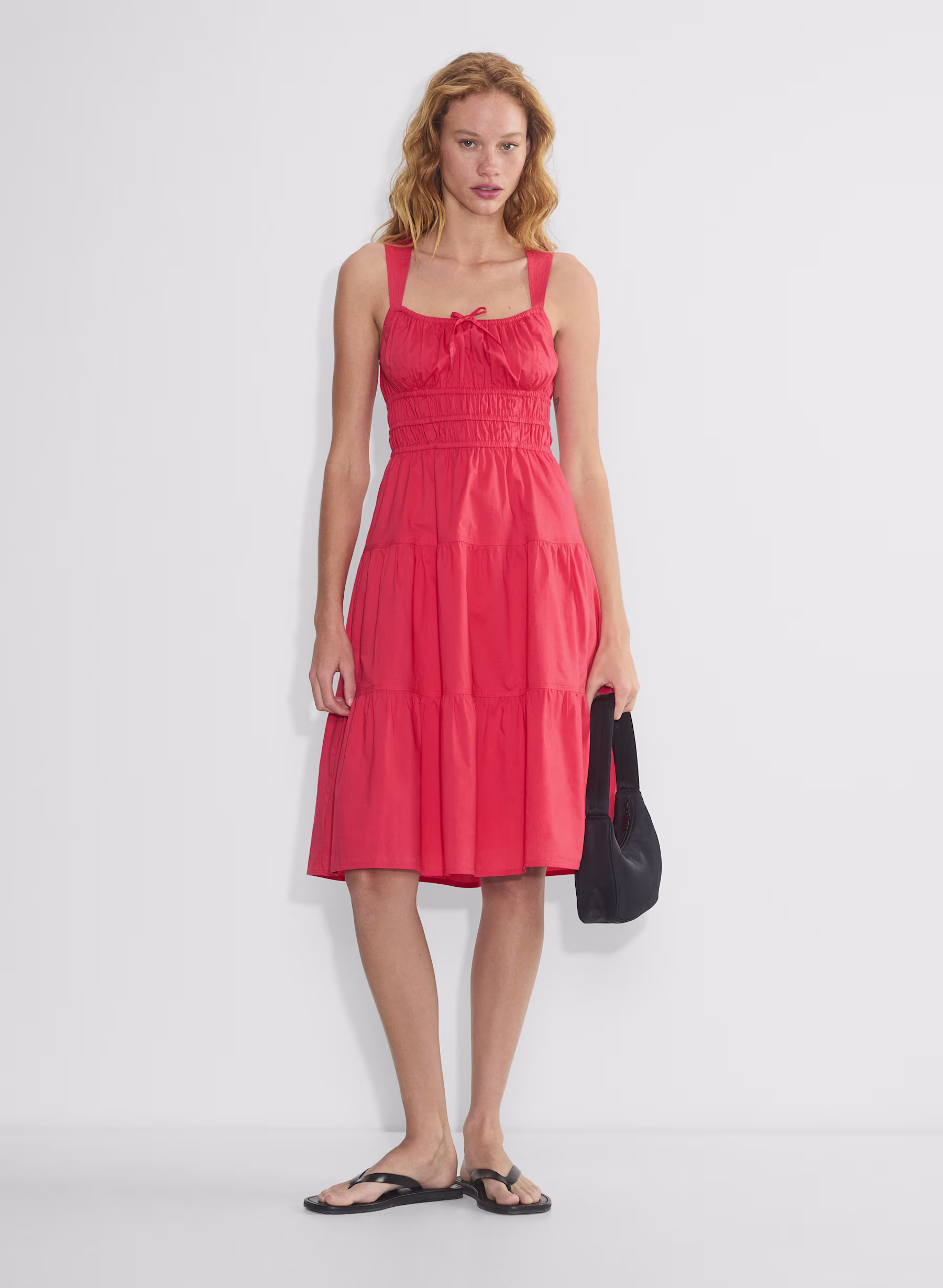 MARTINE POPLIN MIDI DRESS by SUNDAY BEST