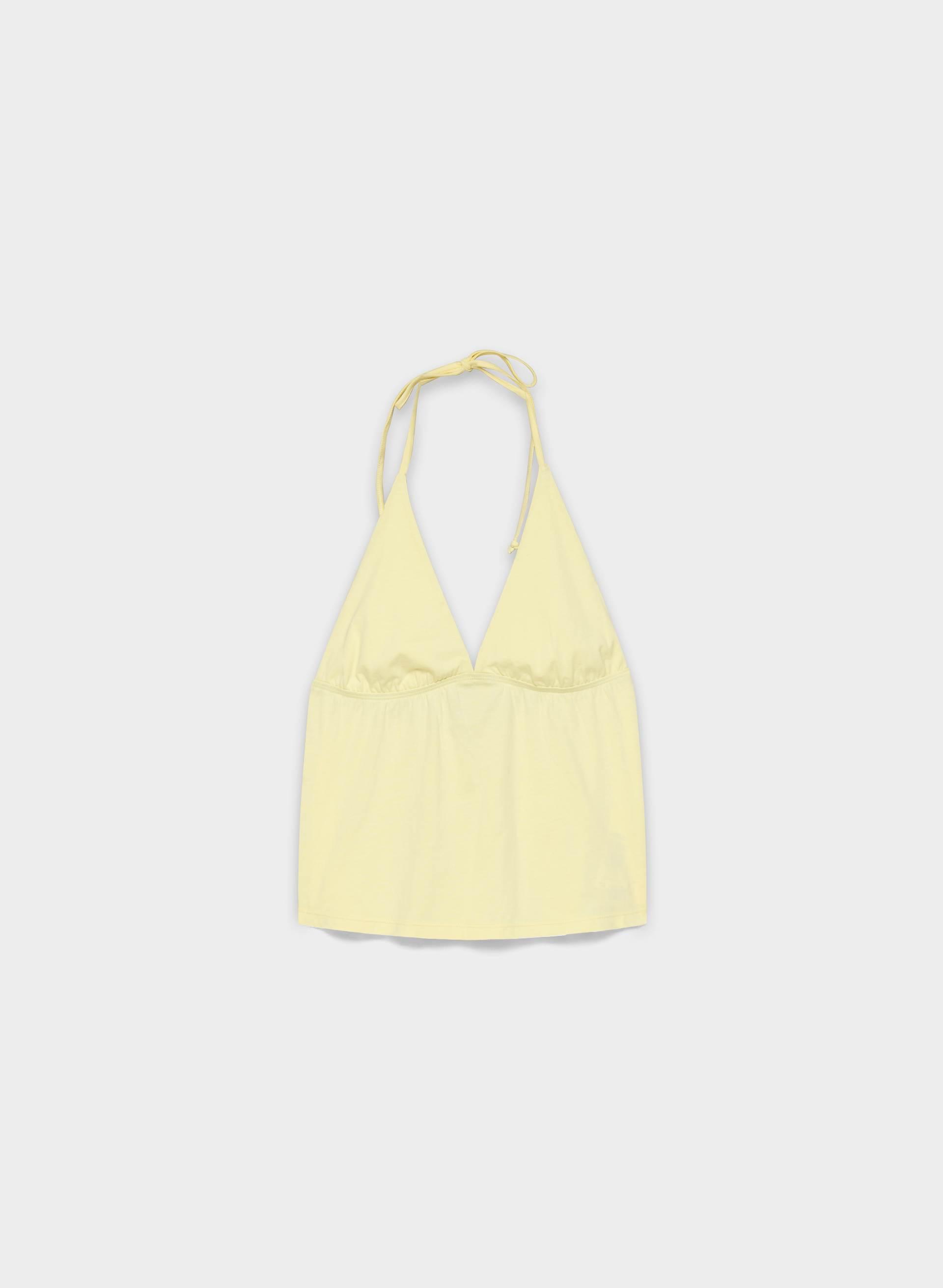 NEW COTTONWHISK™ CARO HALTER TOP by SUNDAY BEST