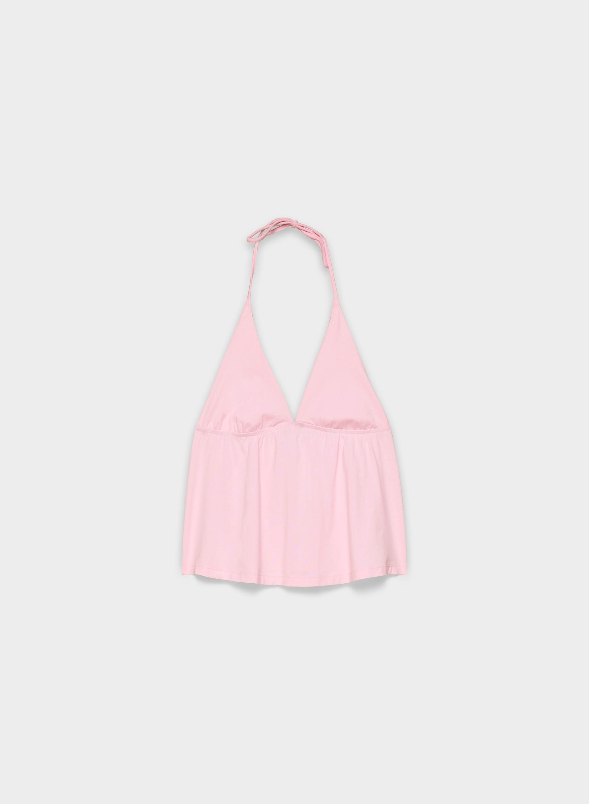 NEW COTTONWHISK™ CARO HALTER TOP by SUNDAY BEST