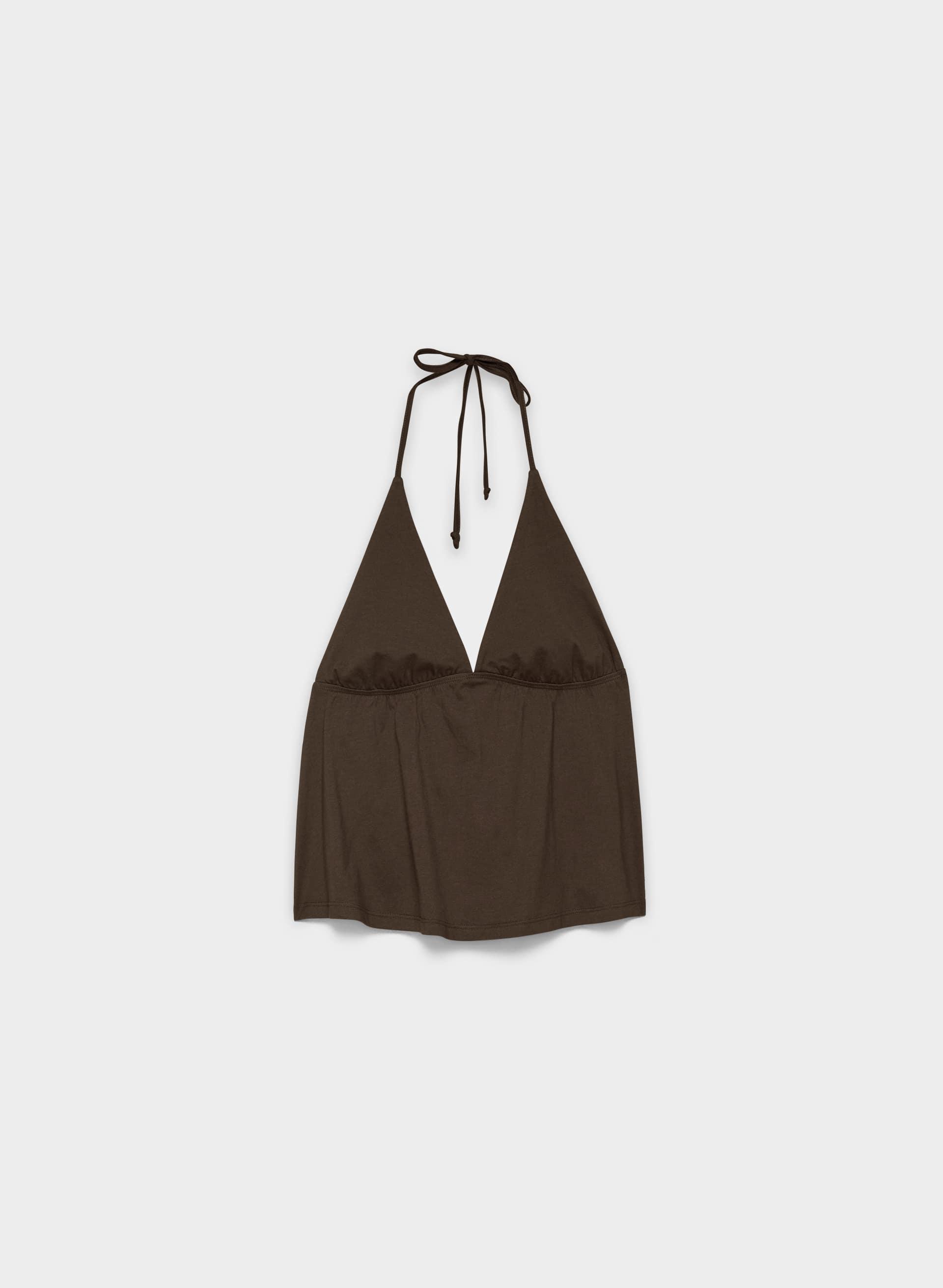 NEW COTTONWHISK™ CARO HALTER TOP by SUNDAY BEST