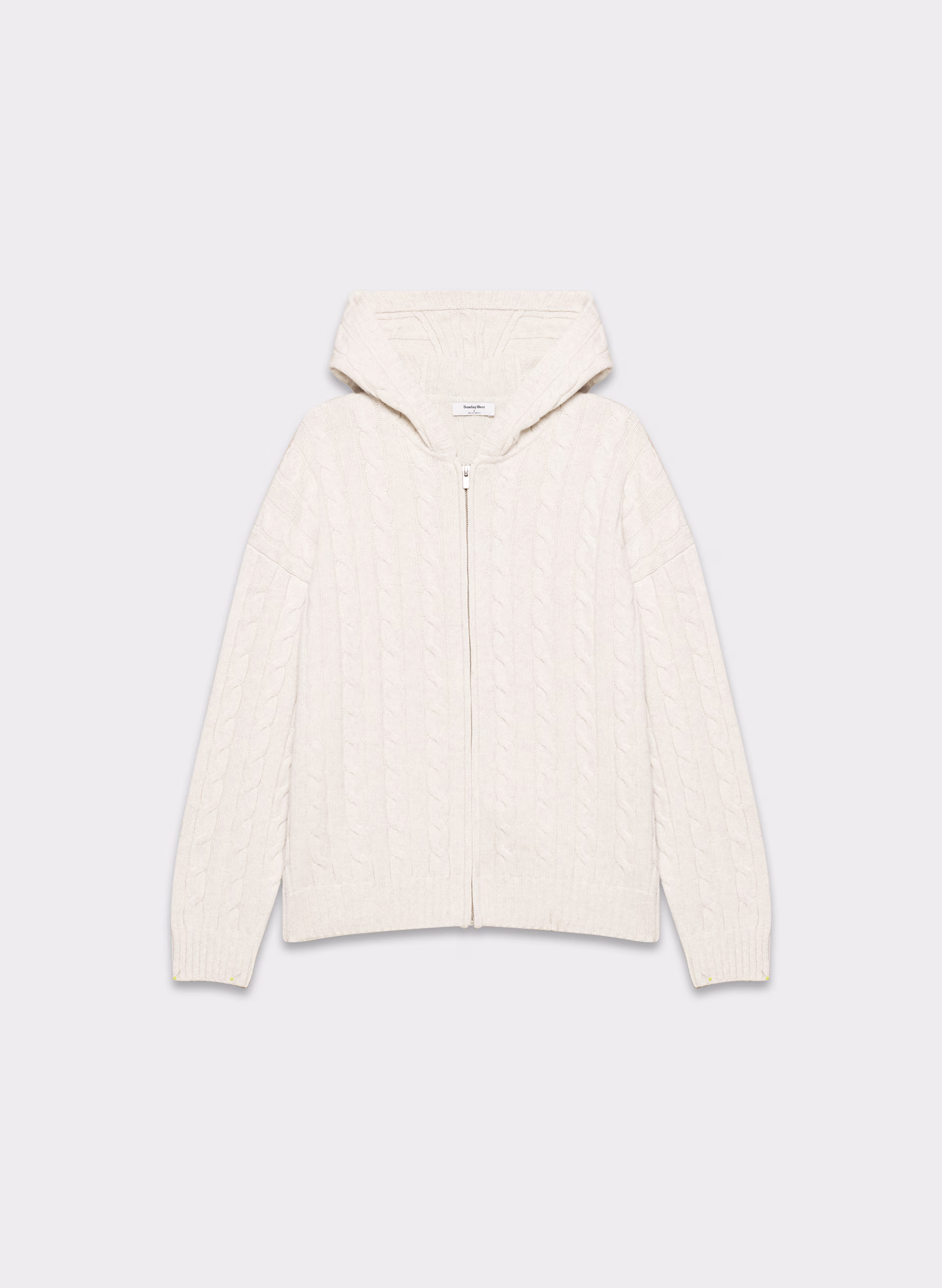 OCTAVIA HIP ZIP HOODIE by SUNDAY BEST