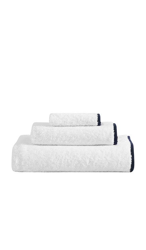 Sunday Citizen 3 Piece Porto Towel Set in White by SUNDAY CITIZEN