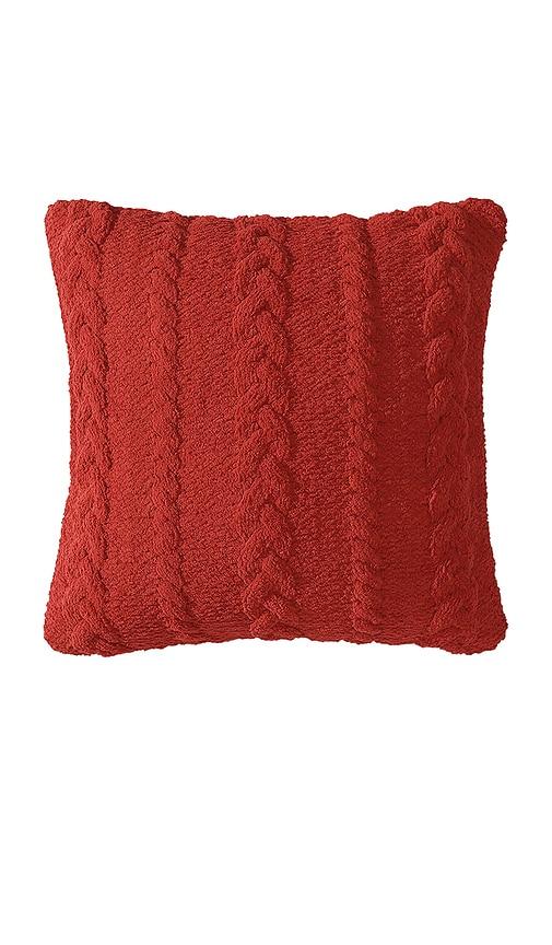 Sunday Citizen Braided Throw Pillow in Red by SUNDAY CITIZEN