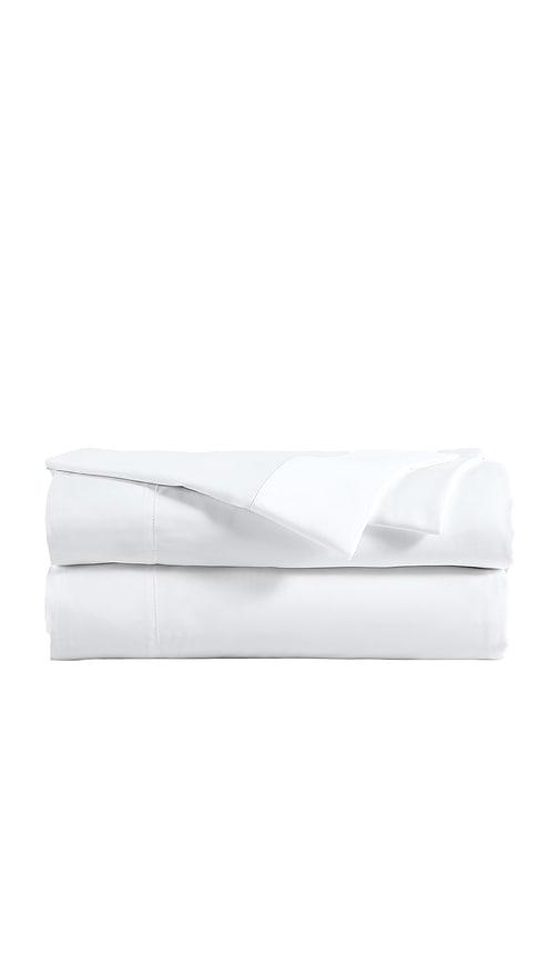 Sunday Citizen Queen Natural Premium Bamboo Fitted Sheet in White by SUNDAY CITIZEN