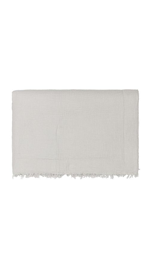Sunday Citizen Snug Muslin Throw in Grey by SUNDAY CITIZEN