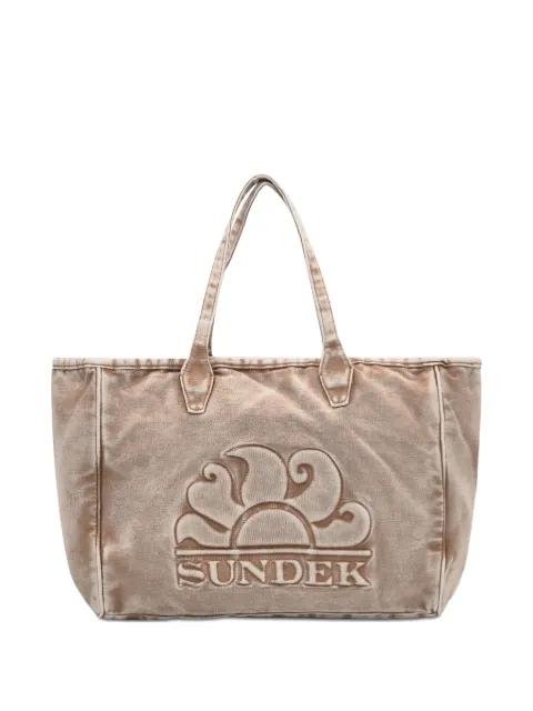 Roberts embossed-logo tote bag by SUNDEK