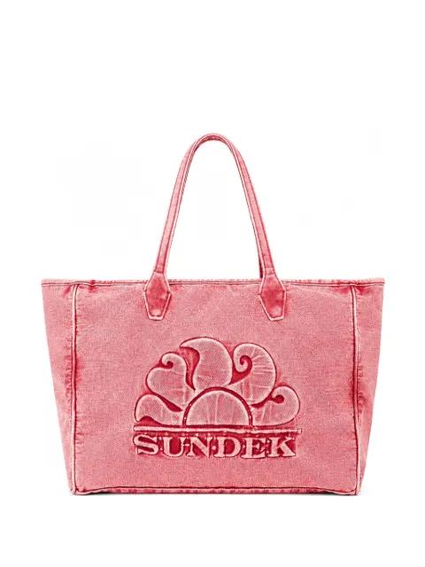 Roberts logo-detail tote bag by SUNDEK