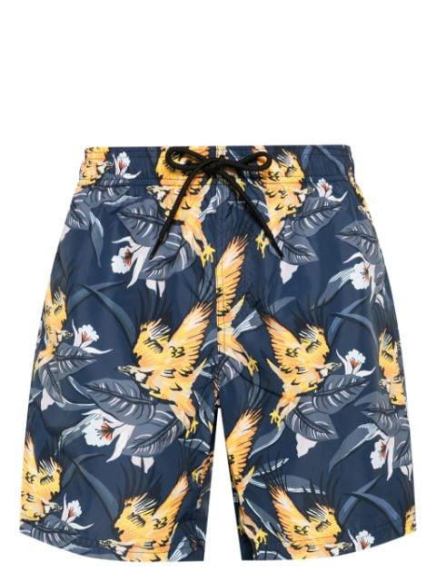 eagle-print swim shorts by SUNDEK