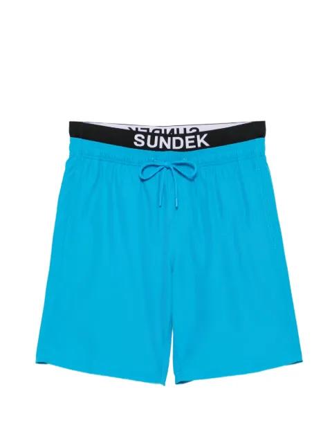 logo-waistband swim shorts by SUNDEK