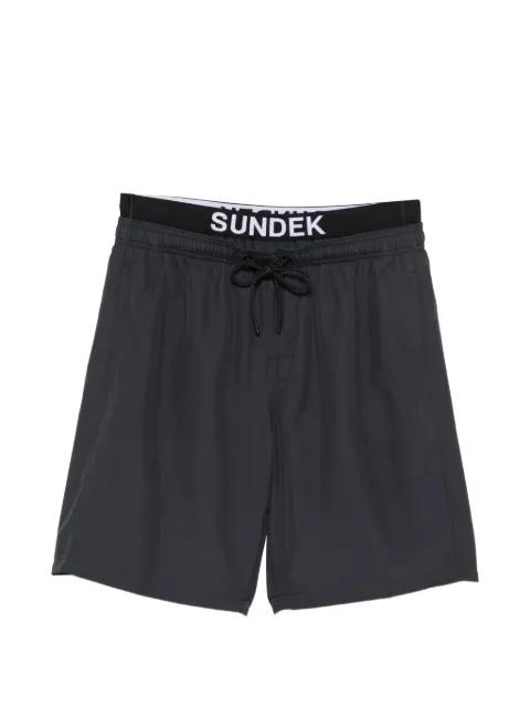 logo-waistband swim shorts by SUNDEK