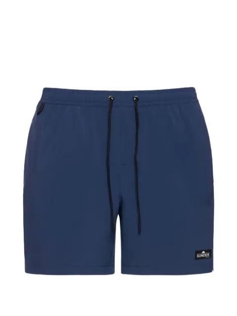 striped-detail elasticated swim shorts by SUNDEK