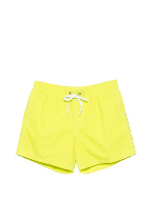 striped-trim drawstring swim shorts by SUNDEK