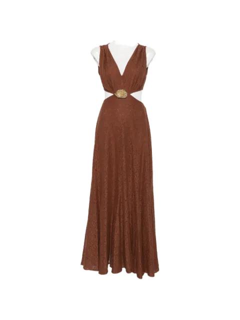 Edvige cut-out lace-patterned maxi dress by SUNDRESS