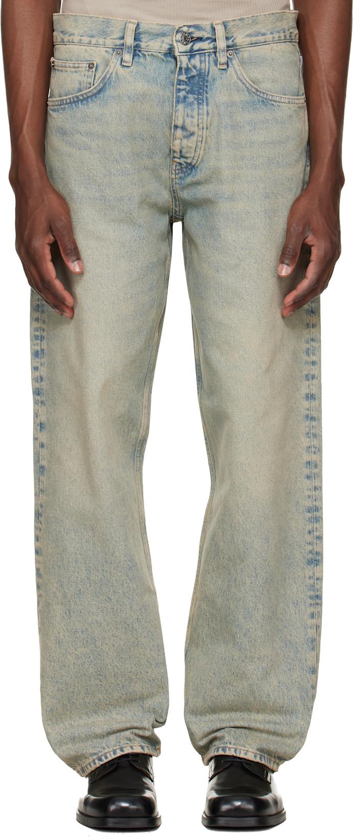 Blue Loose Jeans by SUNFLOWER