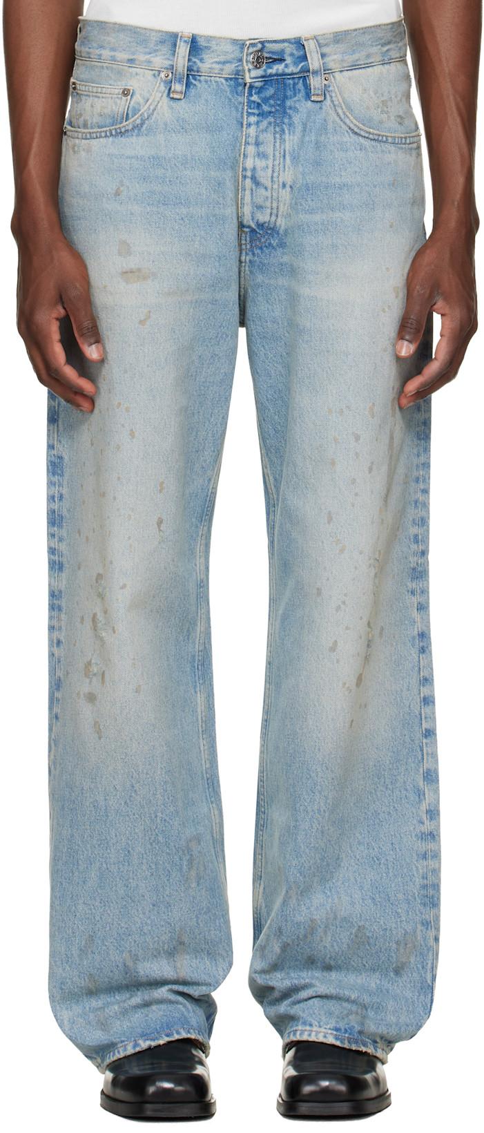 Blue Relaxed Boot Jeans by SUNFLOWER