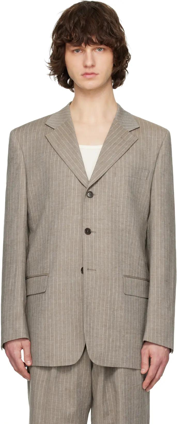 Brown Show Blazer by SUNFLOWER