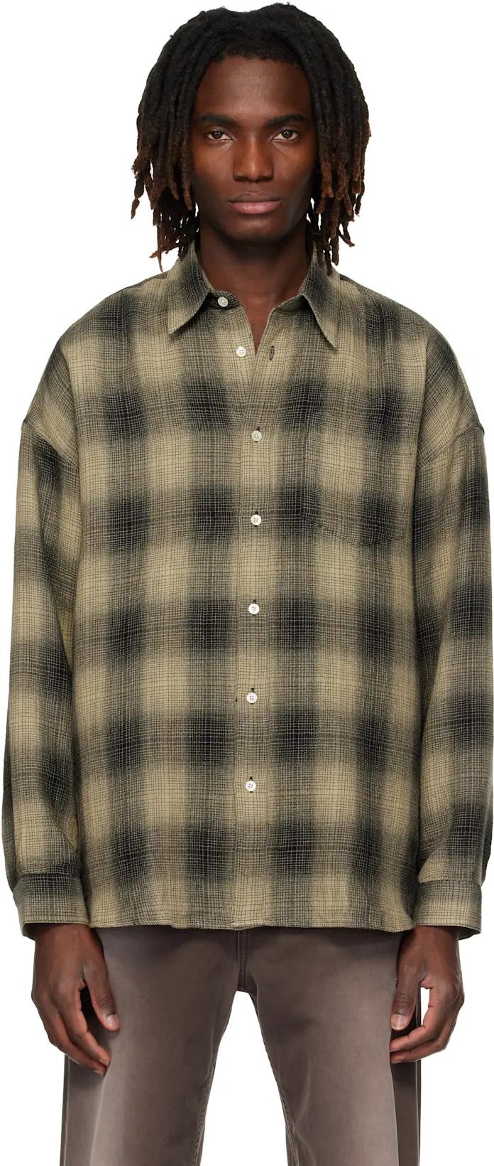 Khaki Stable Shirt by SUNFLOWER