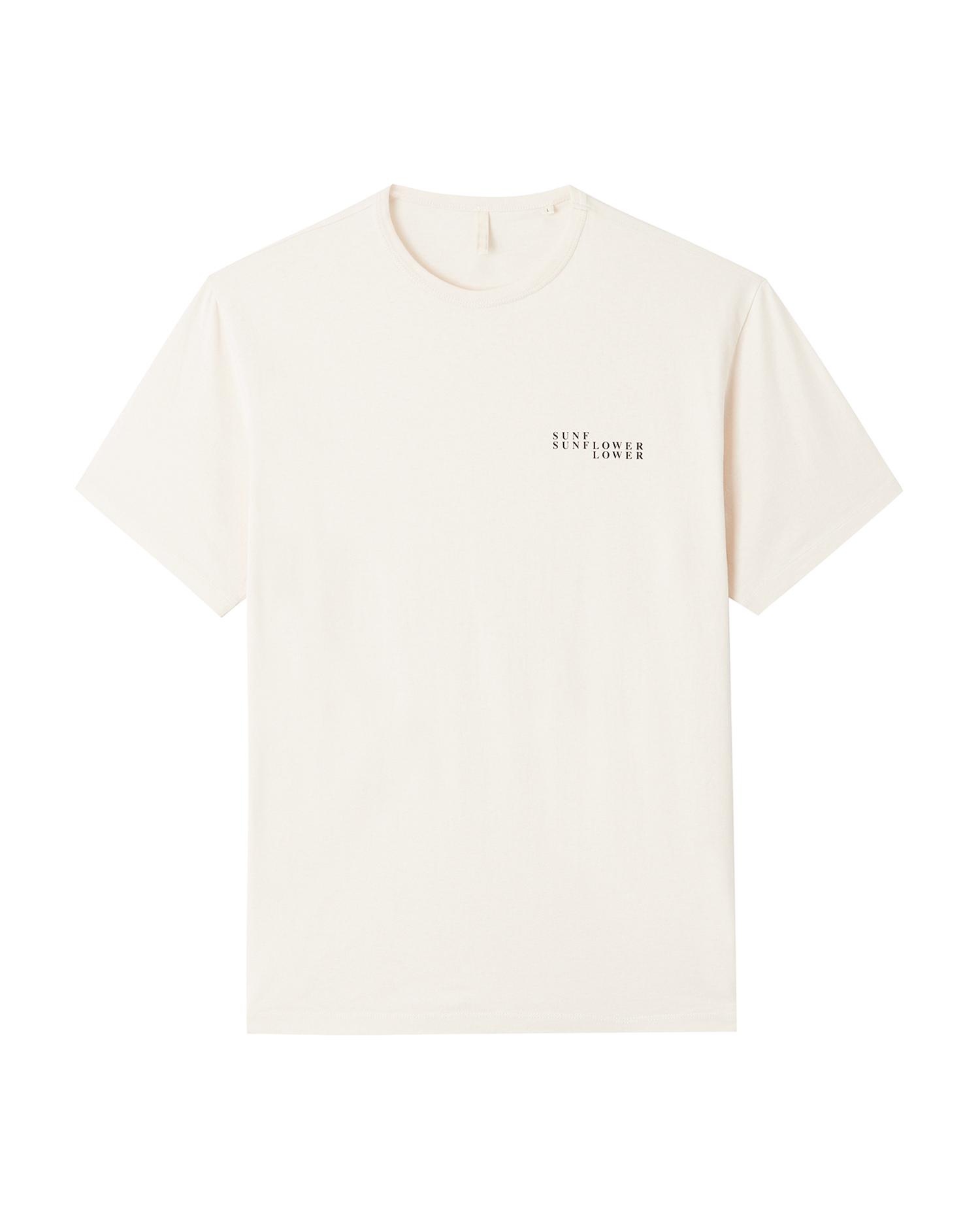 Logo tee by SUNFLOWER