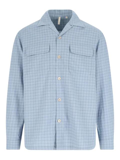 Pocket check shirt by SUNFLOWER