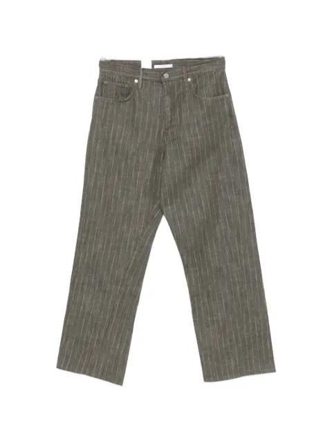 Wide Twist striped straight jeans by SUNFLOWER