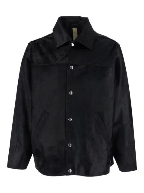 button-fastening leather jacket by SUNFLOWER