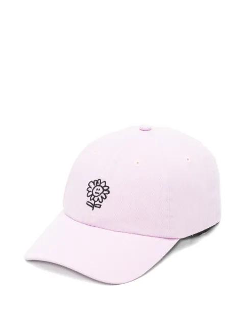 flower-embroidered baseball cap by SUNFLOWER