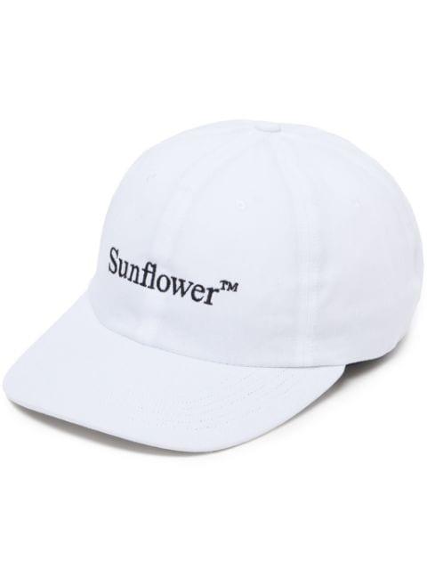 logo-embroidered cotton cap by SUNFLOWER