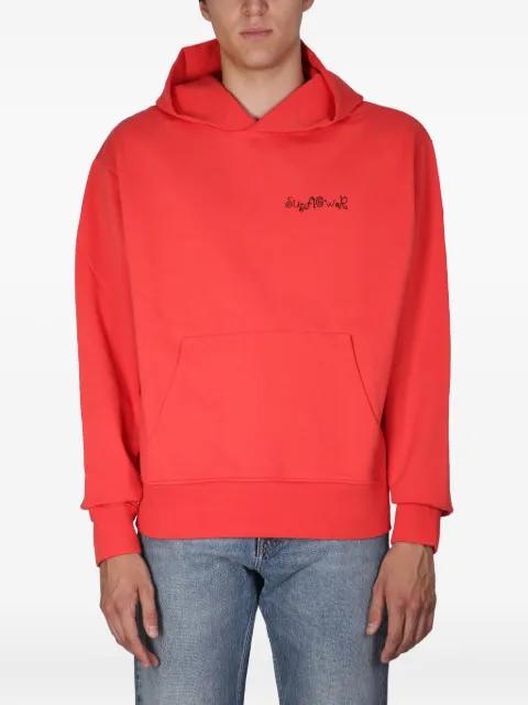 logo hoodied sweatshirt by SUNFLOWER