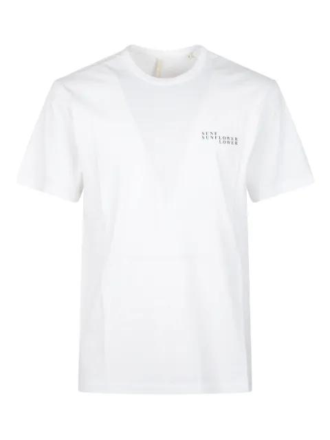 logo-print T-shirt by SUNFLOWER