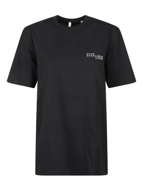 logo-print T-shirt by SUNFLOWER
