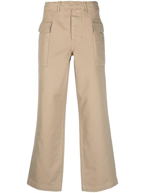 straight-leg cropped trousers by SUNFLOWER