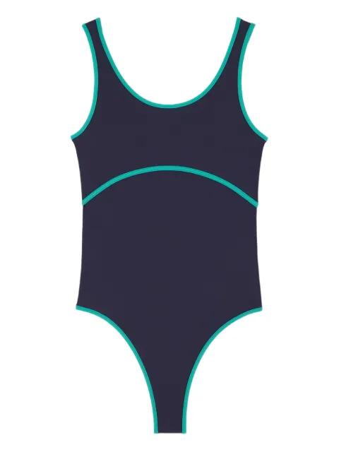 Arena contrast-trim swimsuit by SUNNEI