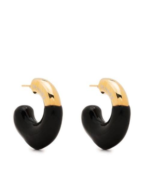 Rubberized Small Earrings by SUNNEI