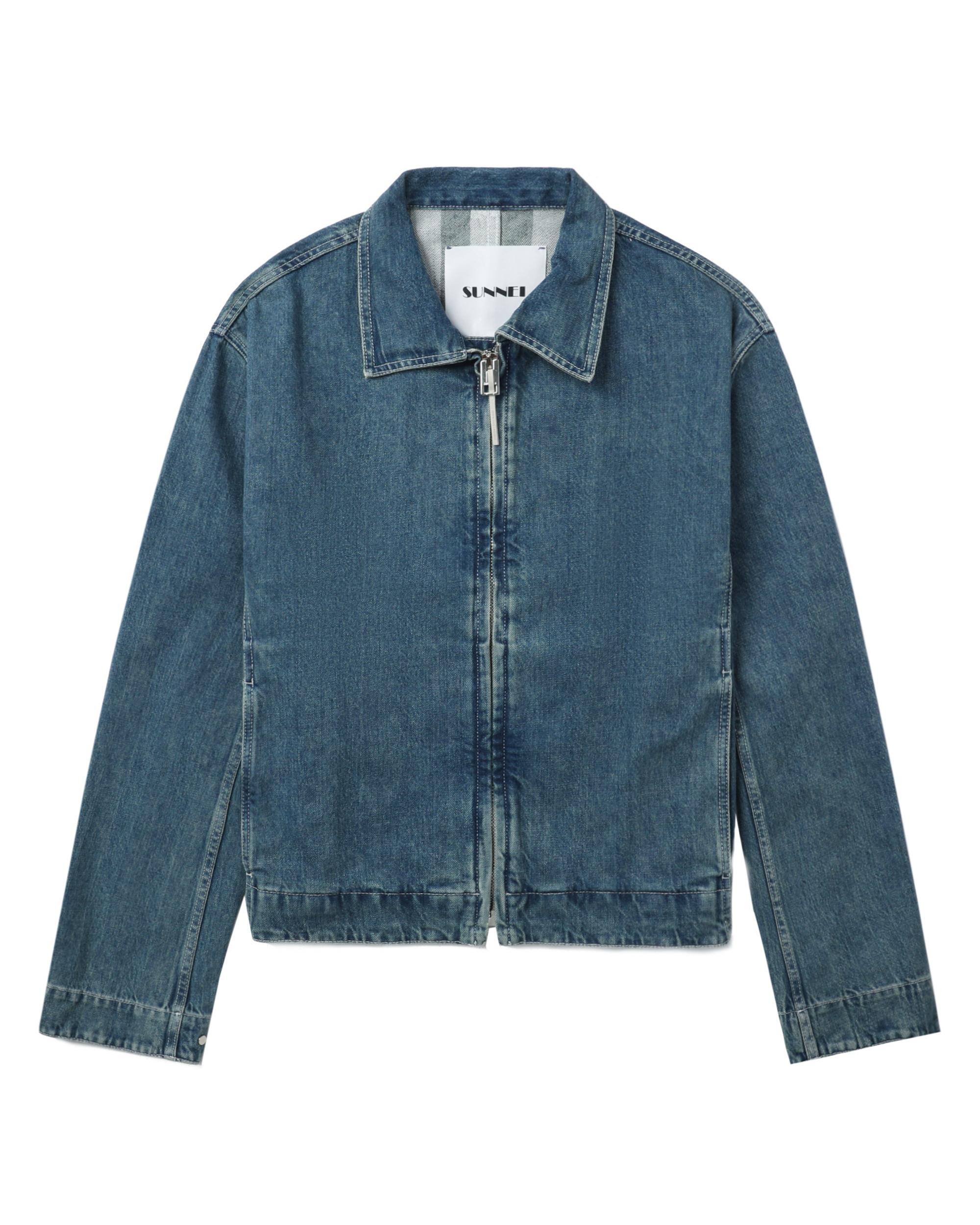 Zip up denim jacket by SUNNEI
