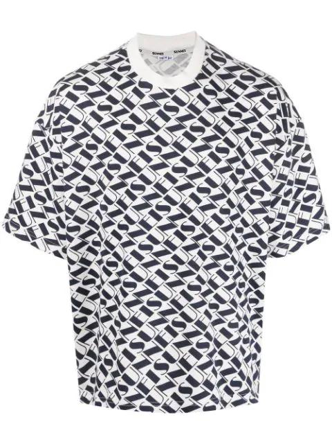 graphic-print T-shirt by SUNNEI