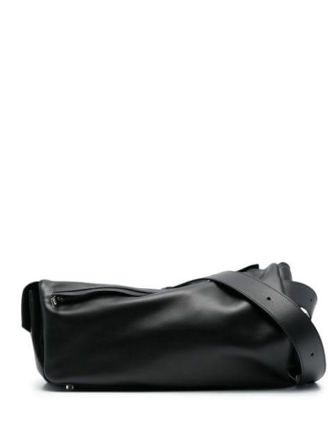 oversized zip-up satchel by SUNNEI