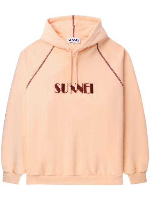 printed hoodie by SUNNEI