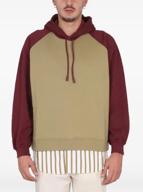 raglan-sleeve hoodie by SUNNEI