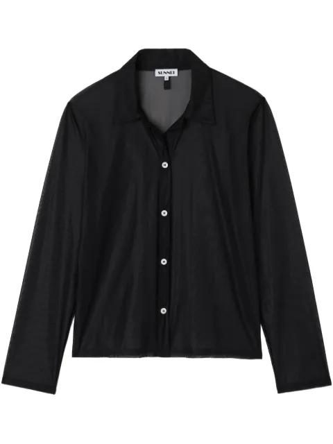 shher tulle shirt by SUNNEI