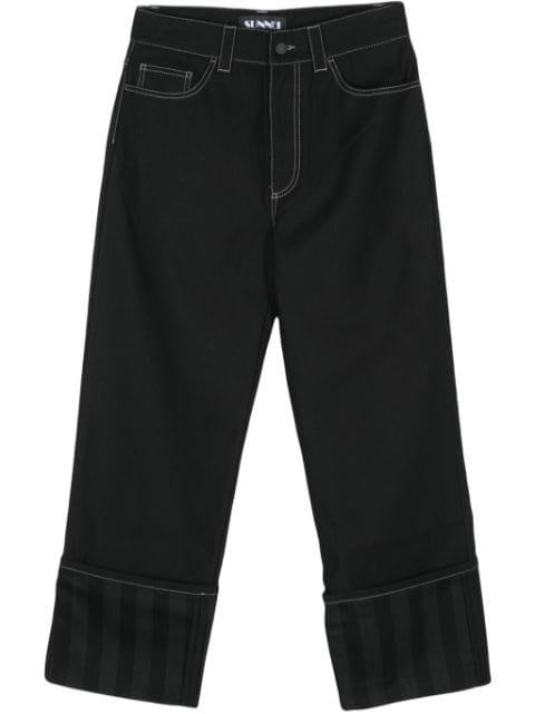 straight-leg trousers by SUNNEI